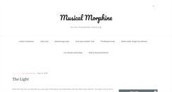 Desktop Screenshot of musicalmorphine.com